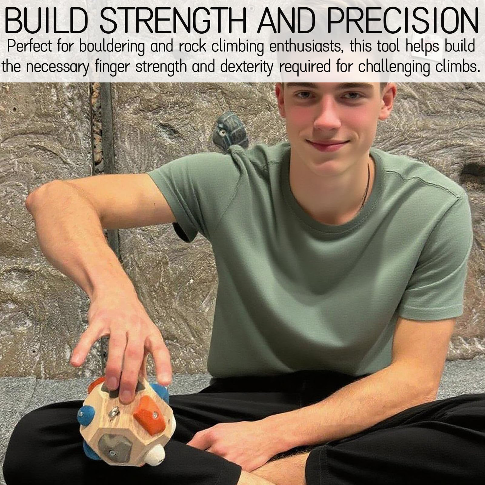 Handcrafted Climbing Boulder B - Kids Outdoor Climbing Equipment recension och pris