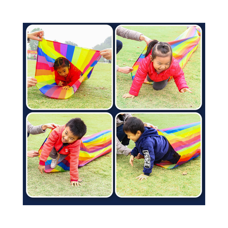3/5/8M Colorful Rainbow Kids P - Kids Outdoor Tunnel recension och pris