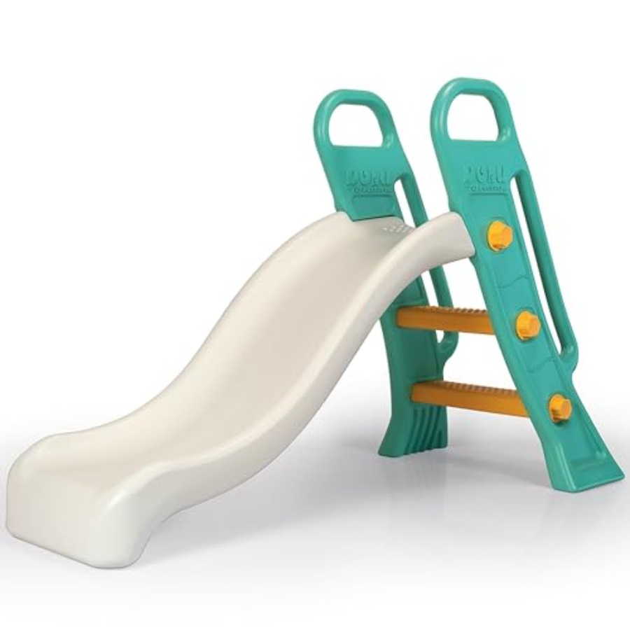 Green-Yellow-White  Indoor-Out - Kids Outdoor Playground recension och pris