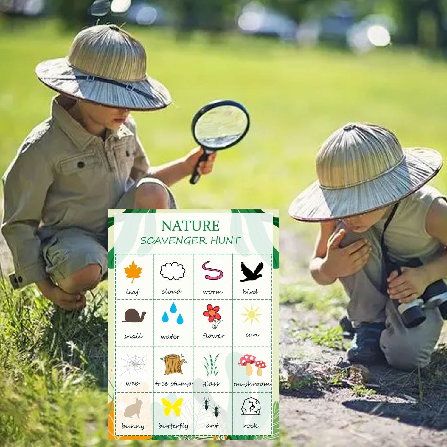 Nature Scavenger Hunt Cards Na - Kids Outdoor Nature Scavenger Hunt recension och pris