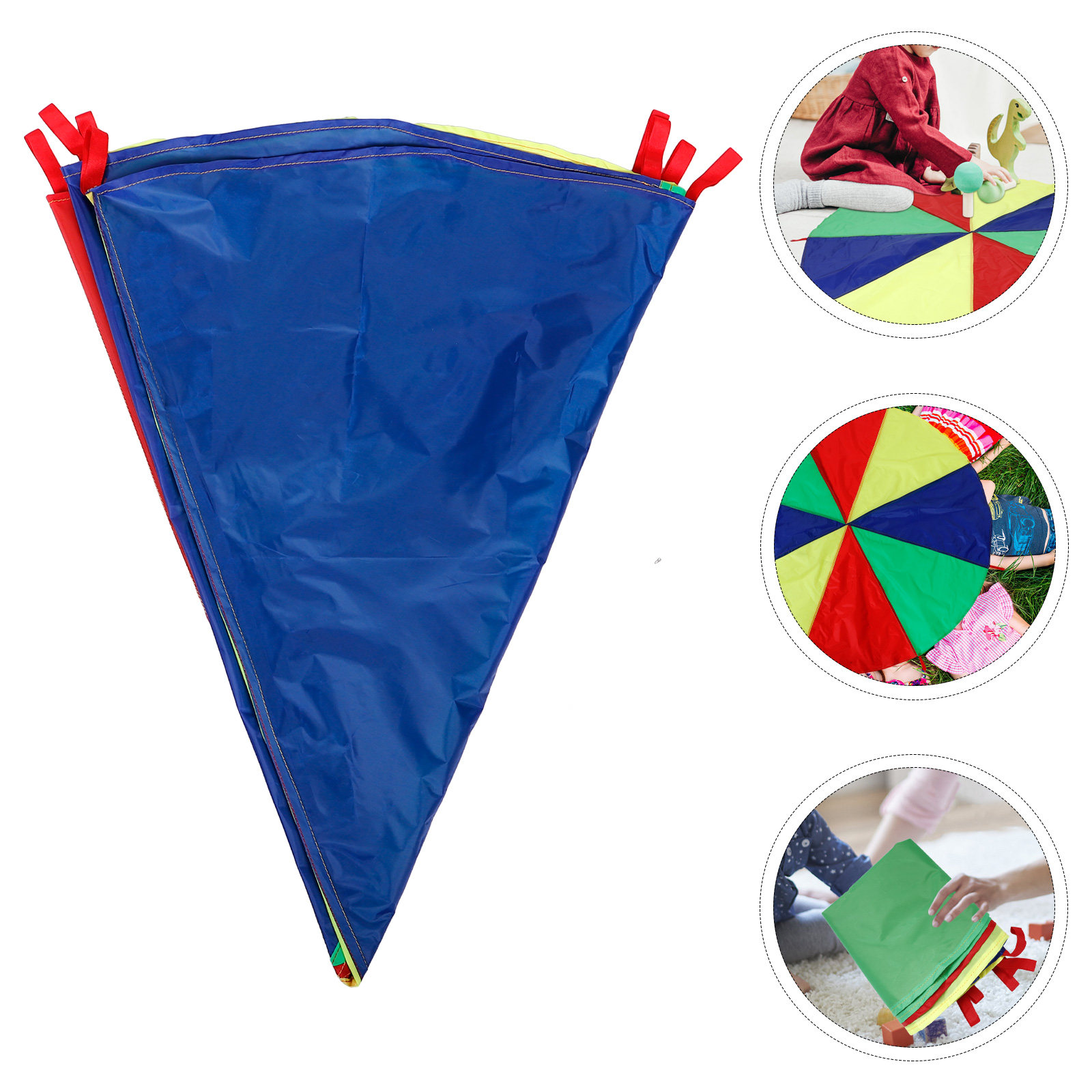 Rainbow Parachute Kindergarten - Kids Outdoor Playground recension och pris