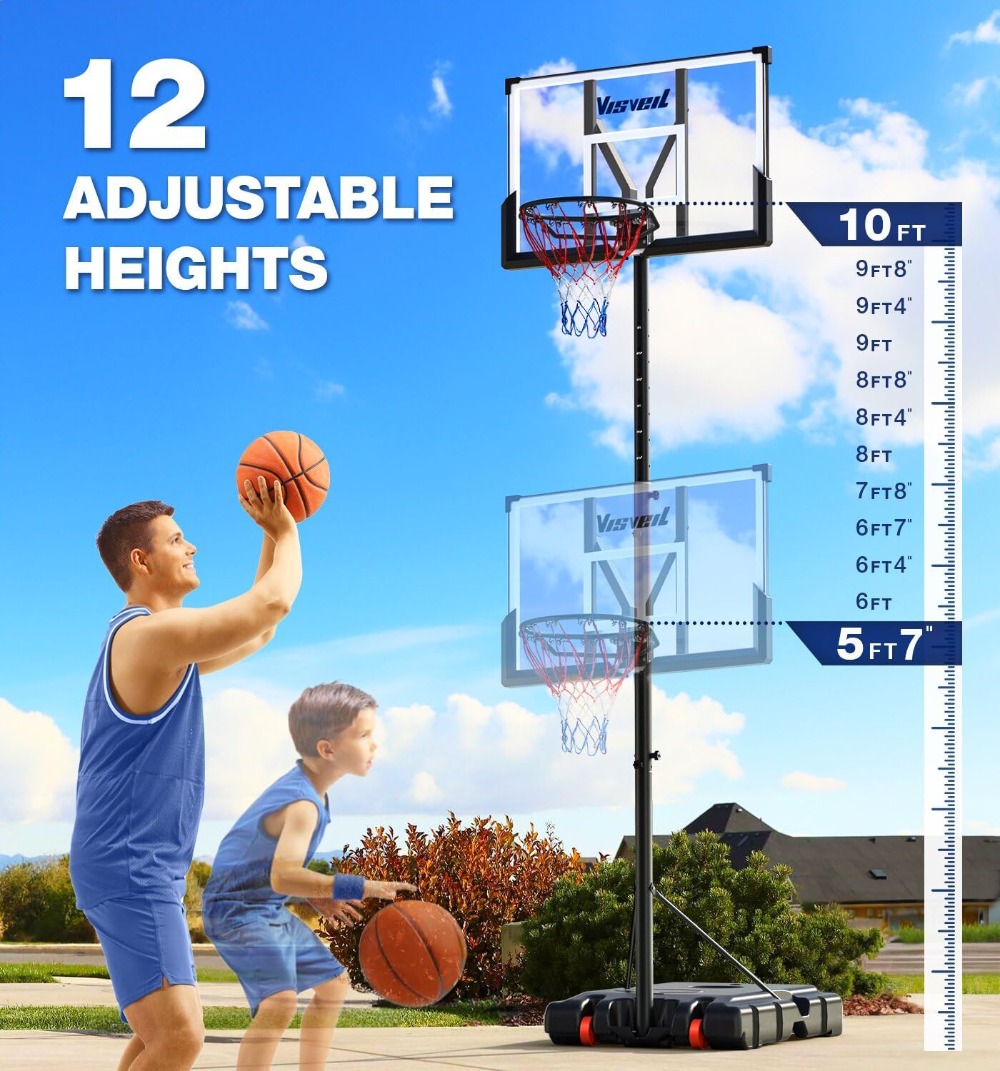 Portable Basketball Hoop, Adju - Kids Outdoor Basketball recension och pris