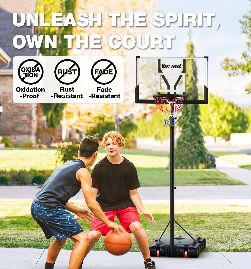 Portable Basketball Hoop, Adju - Kids Outdoor Basketball recension och pris