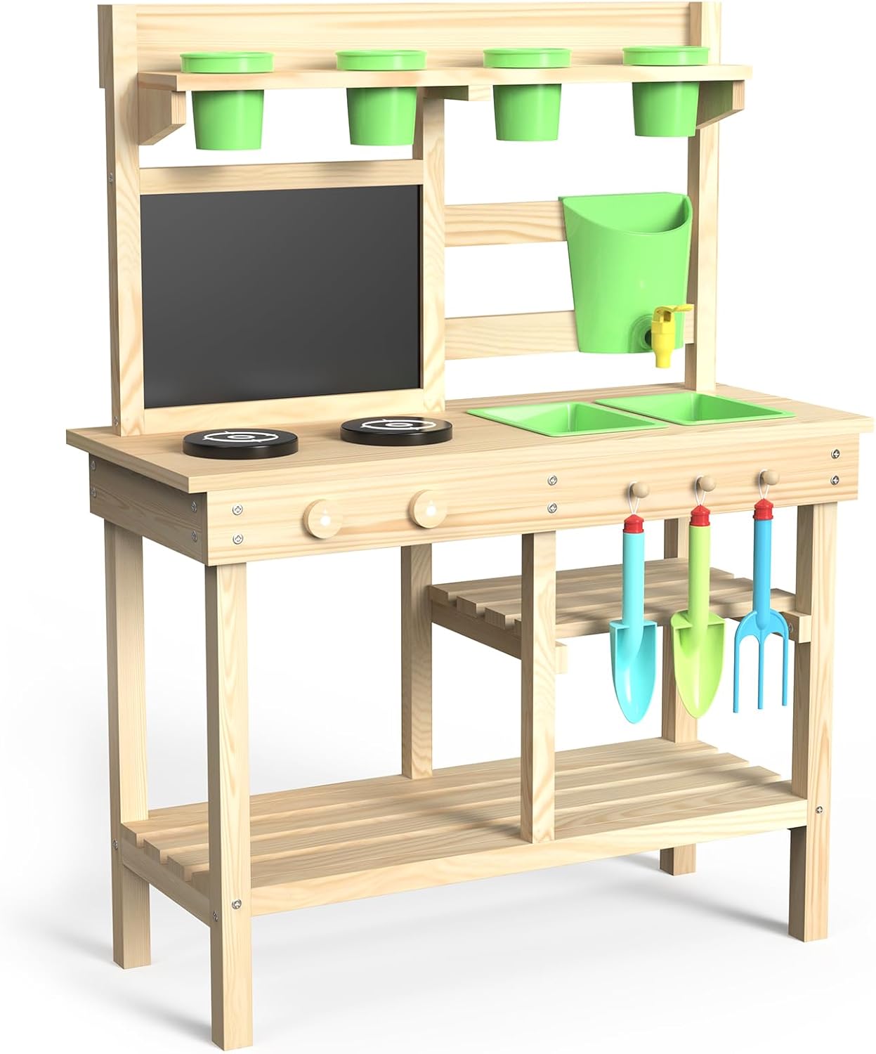 Cedar Wood Outdoor Play Kitche - Kids Outdoor Chalkboard recension och pris