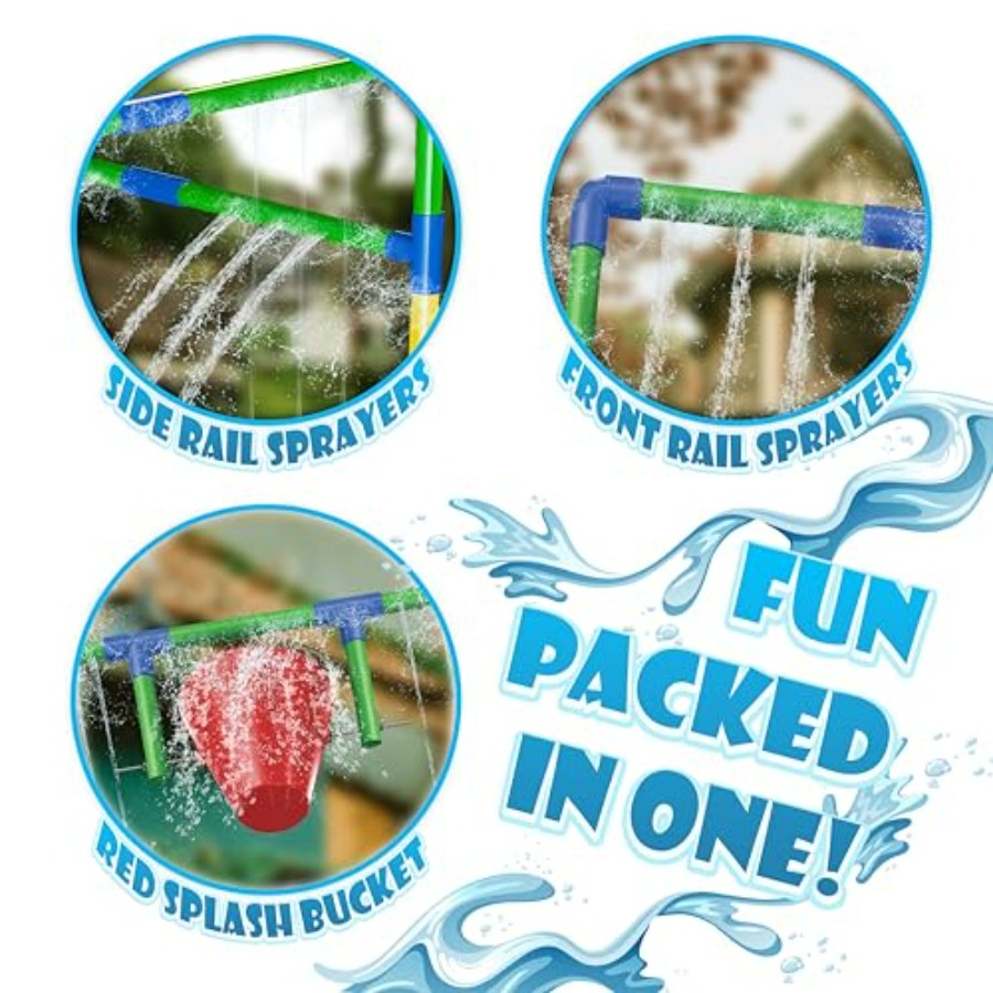 Outdoor backyard water park sp - Kids Outdoor Tunnel recension och pris