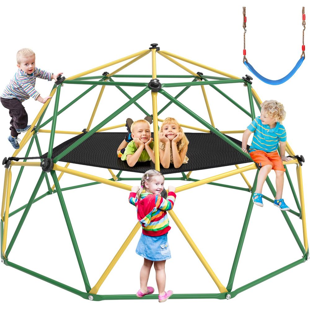 Climbing Dome, 10FT Dome Climb - Kids Outdoor Jungle Gym Dome recension och pris