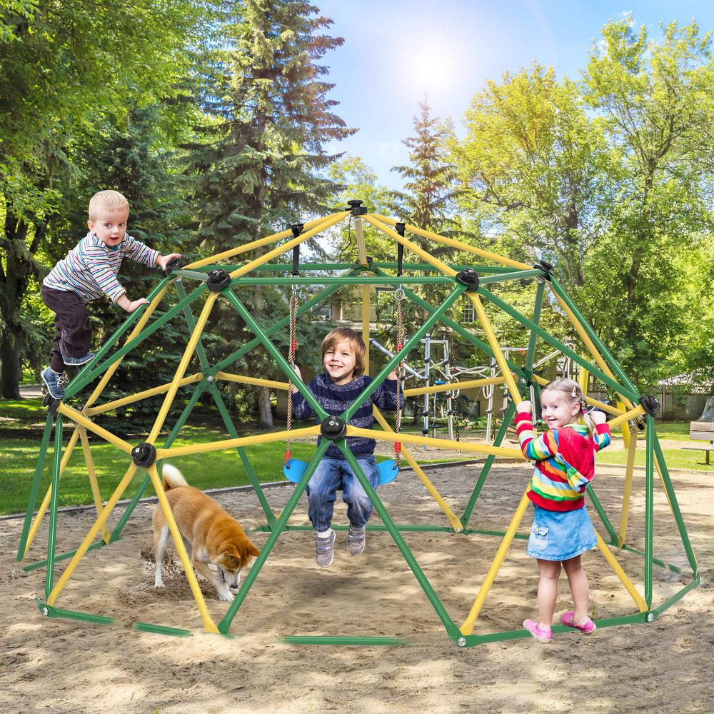 Climbing Dome, 10FT Dome Climb - Kids Outdoor Jungle Gym Dome recension och pris