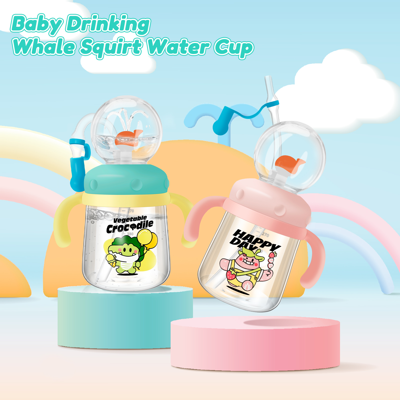 300ml Creative Whale Squirt Wa - Outdoor Kid Friendly recension och pris