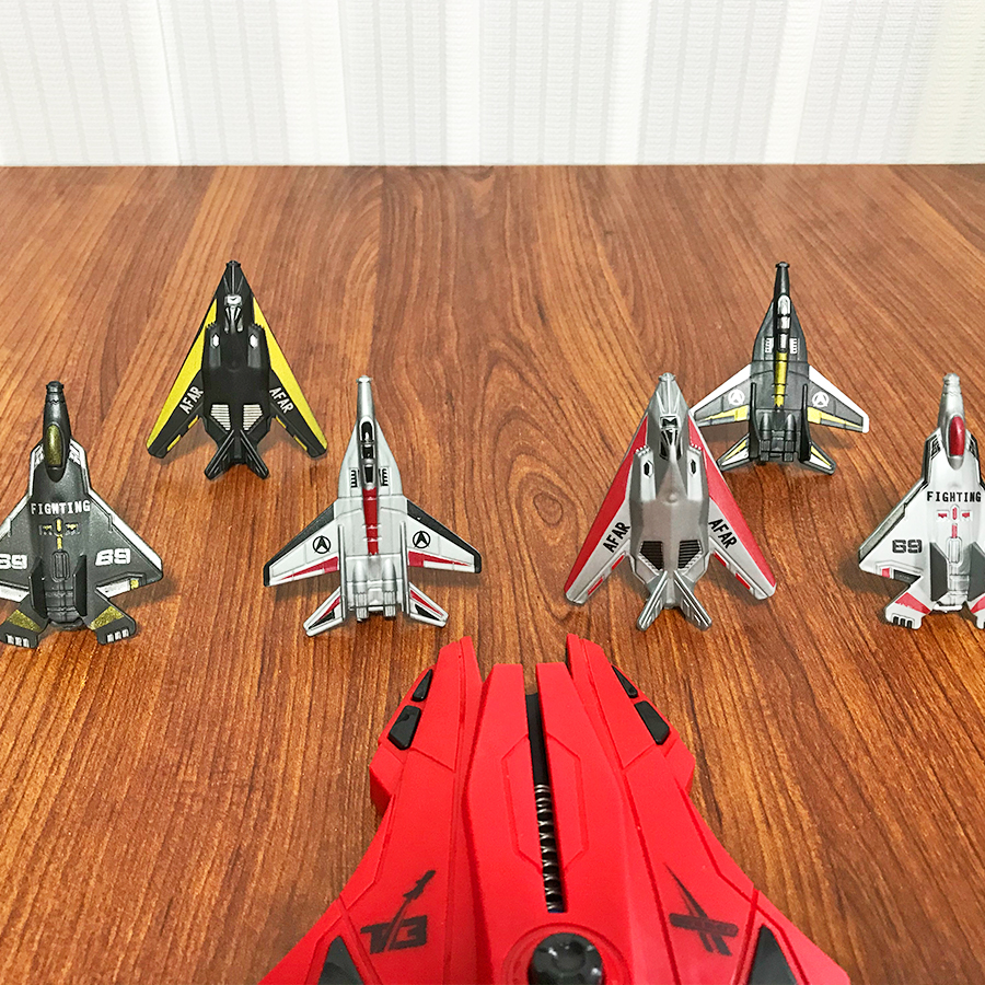 6pcs Fighter Plane Red Launche - Kids Outdoor Kit recension och pris
