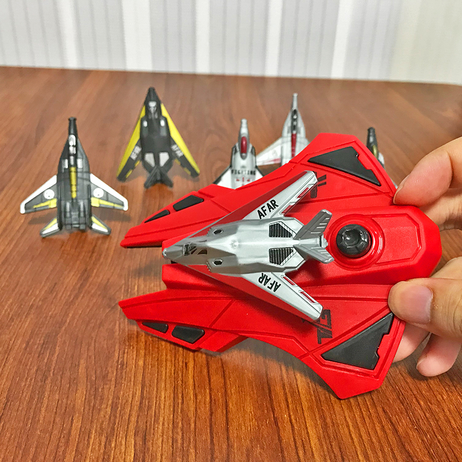 6pcs Fighter Plane Red Launche - Kids Outdoor Kit recension och pris