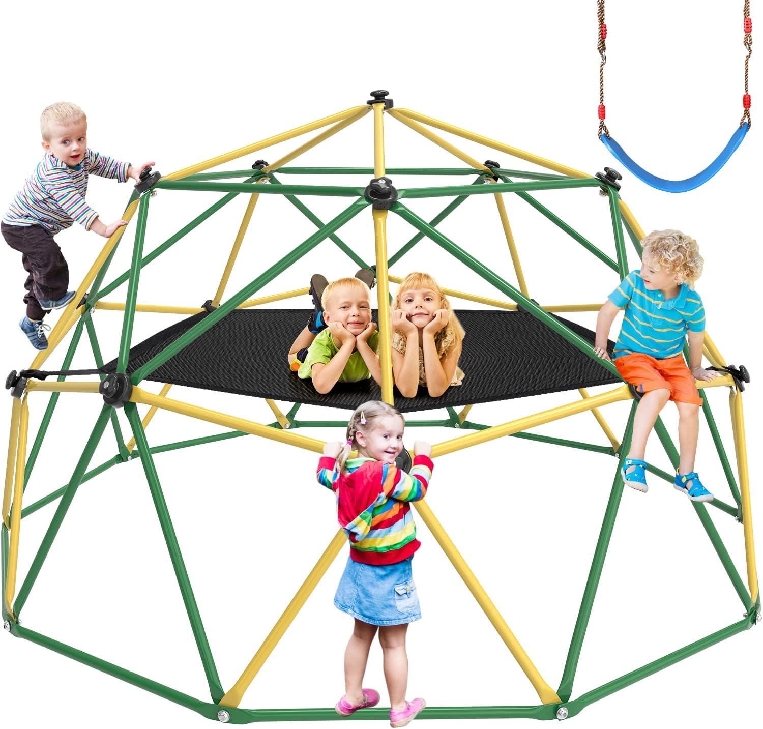 GIKPAL Climbing Dome, 10FT Dom - Kids Outdoor Jungle Gym Dome recension och pris