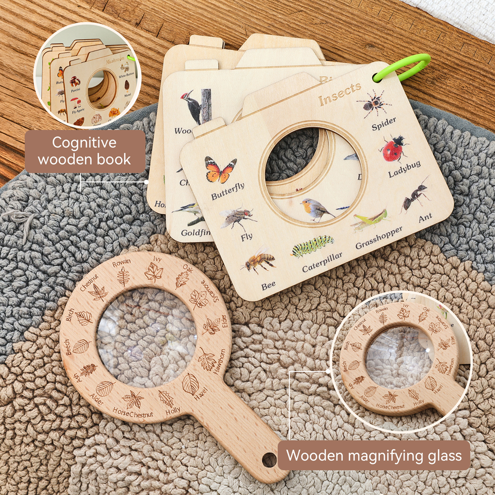 Wooden Magnifying Glass and Ca - Kids Outdoor Kit recension och pris