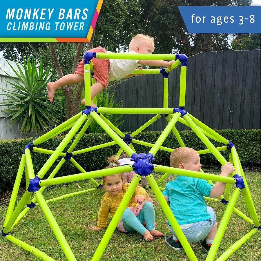 Monkey Bars Climbing Dome - St - Kids Outdoor Jungle Gym Dome recension och pris