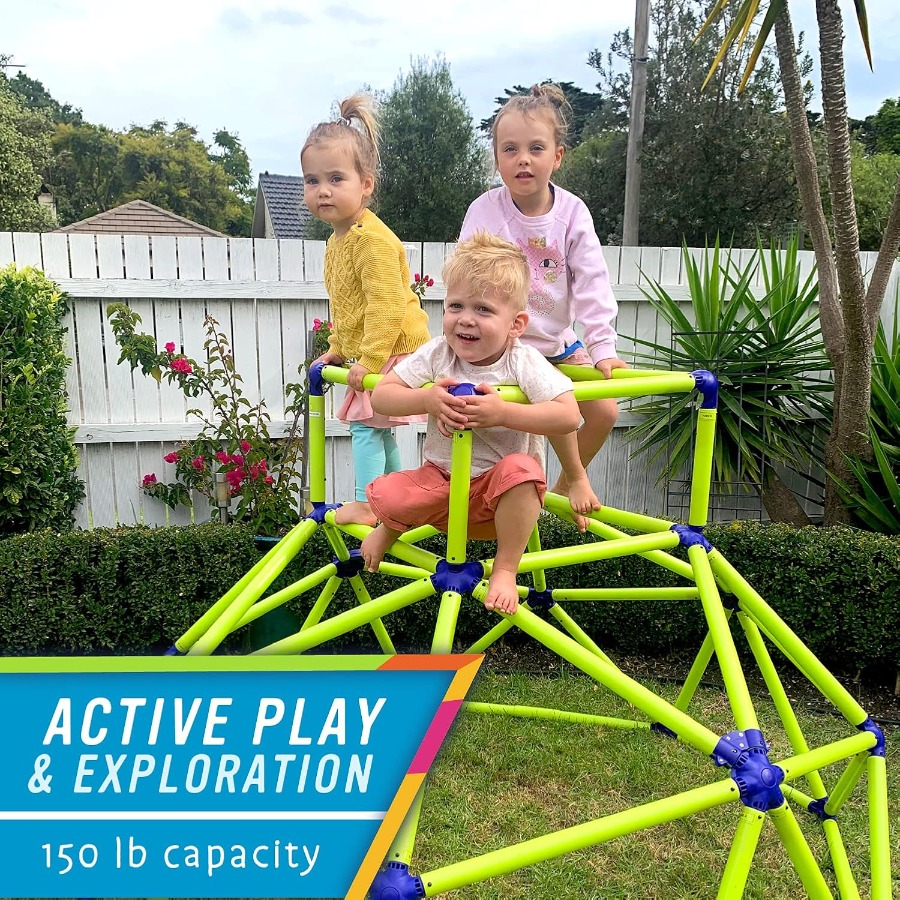 Monkey Bars Climbing Dome - St - Kids Outdoor Jungle Gym Dome recension och pris
