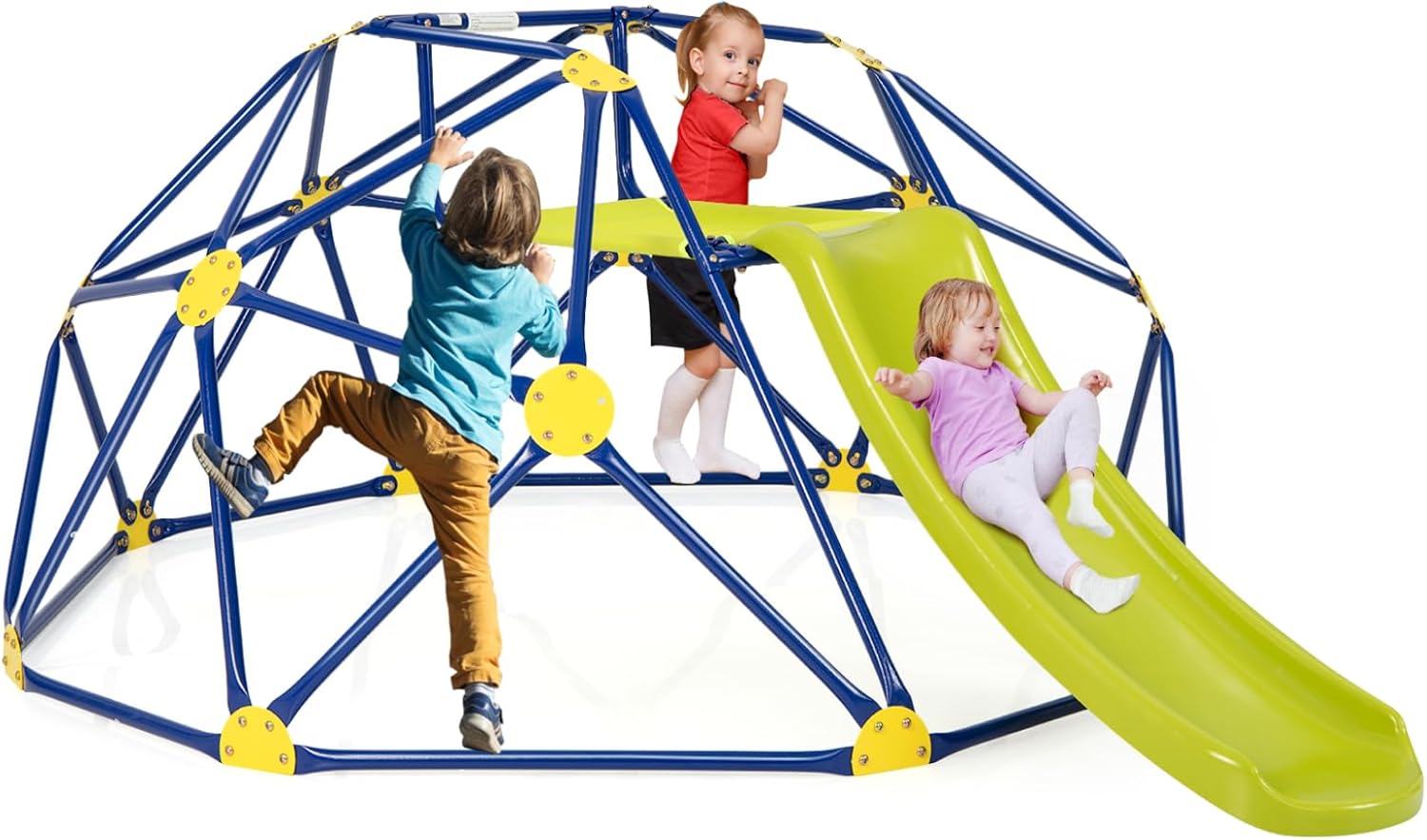Costzon Climbing Dome with Sli - Kids Outdoor Jungle Gym Dome recension och pris