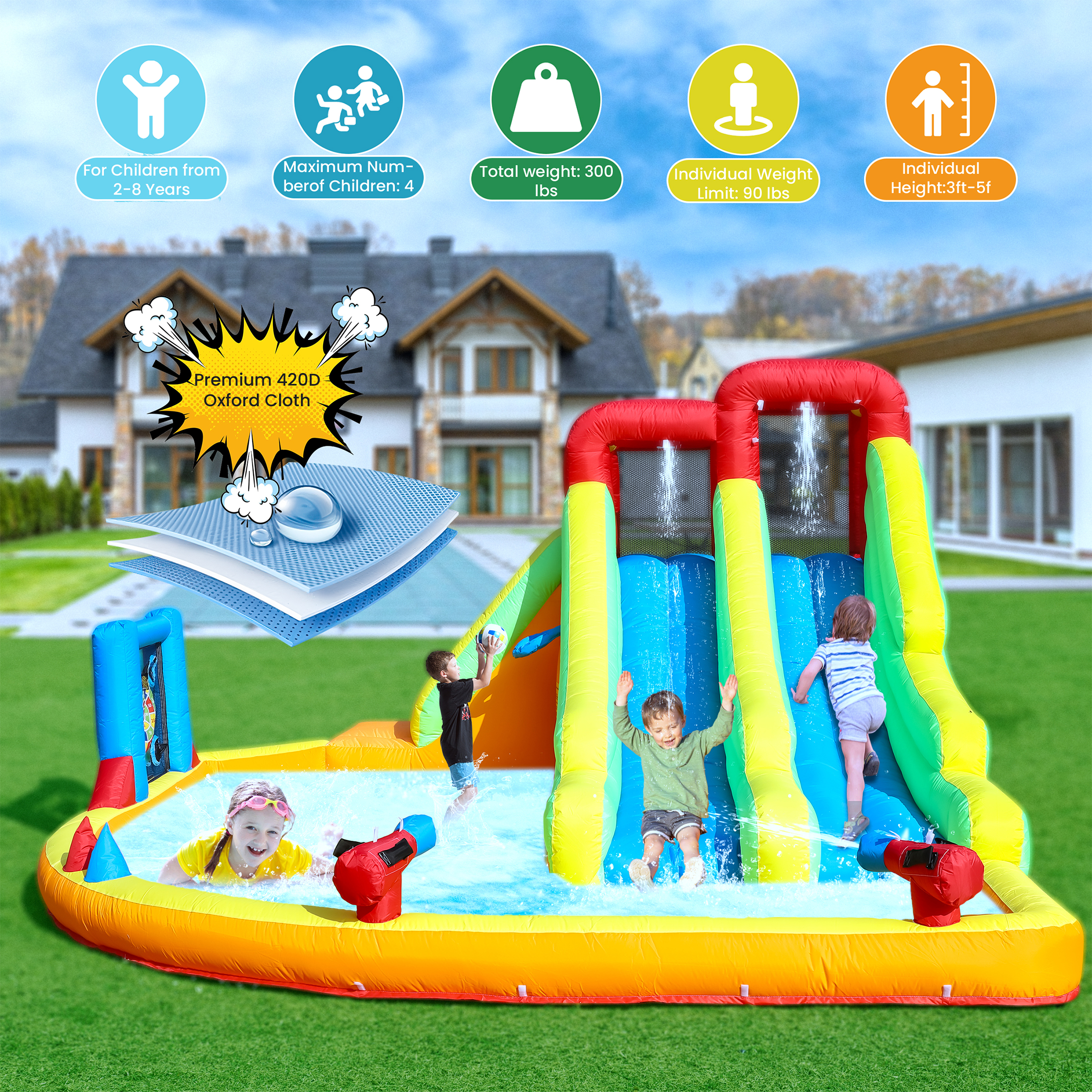 Children's playground double s - Outdoor Children'S Park recension och pris