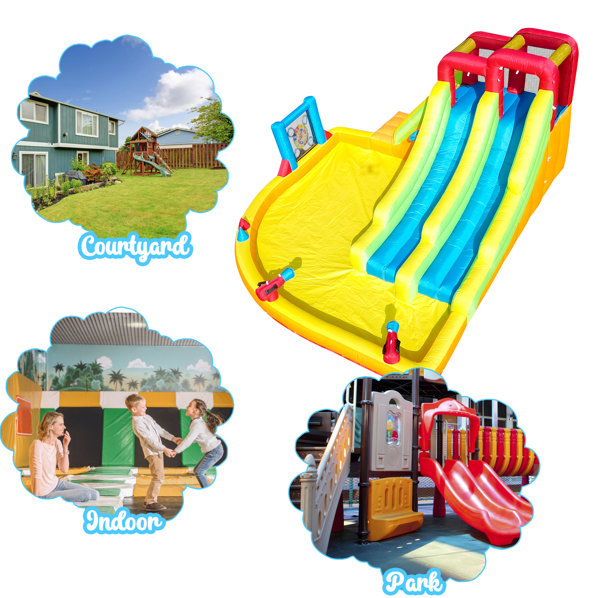 Children's playground double s - Outdoor Children'S Park recension och pris