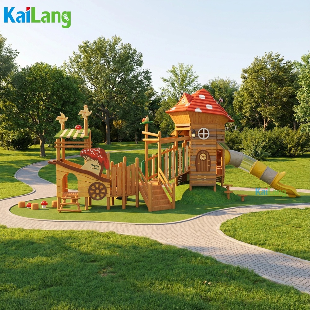 Forest Mushroom House Shape Wo - Outdoor Children'S Park recension och pris