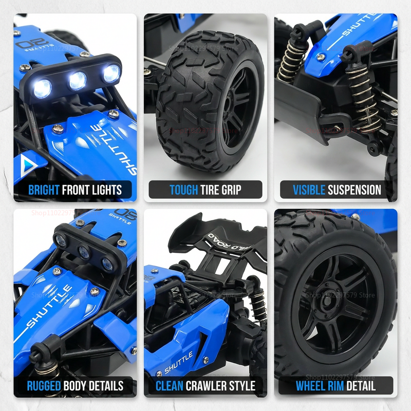NEW Alloy RC Cars 1/32 Scale 2 - Kids Outdoor Climbing Equipment recension och pris