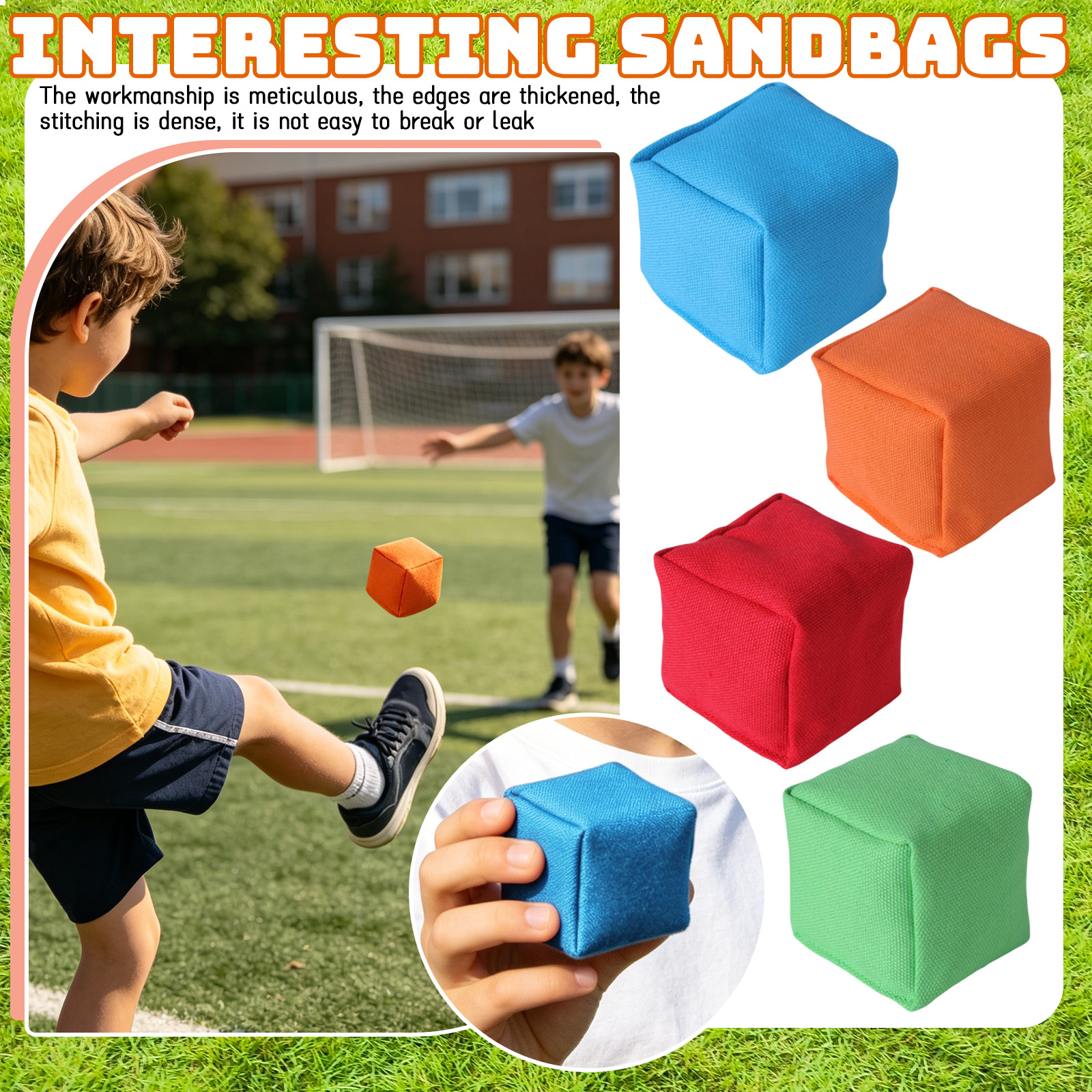 1PC Canvas Cube Children's Bea - Kids Outdoor Easter Toys recension och pris