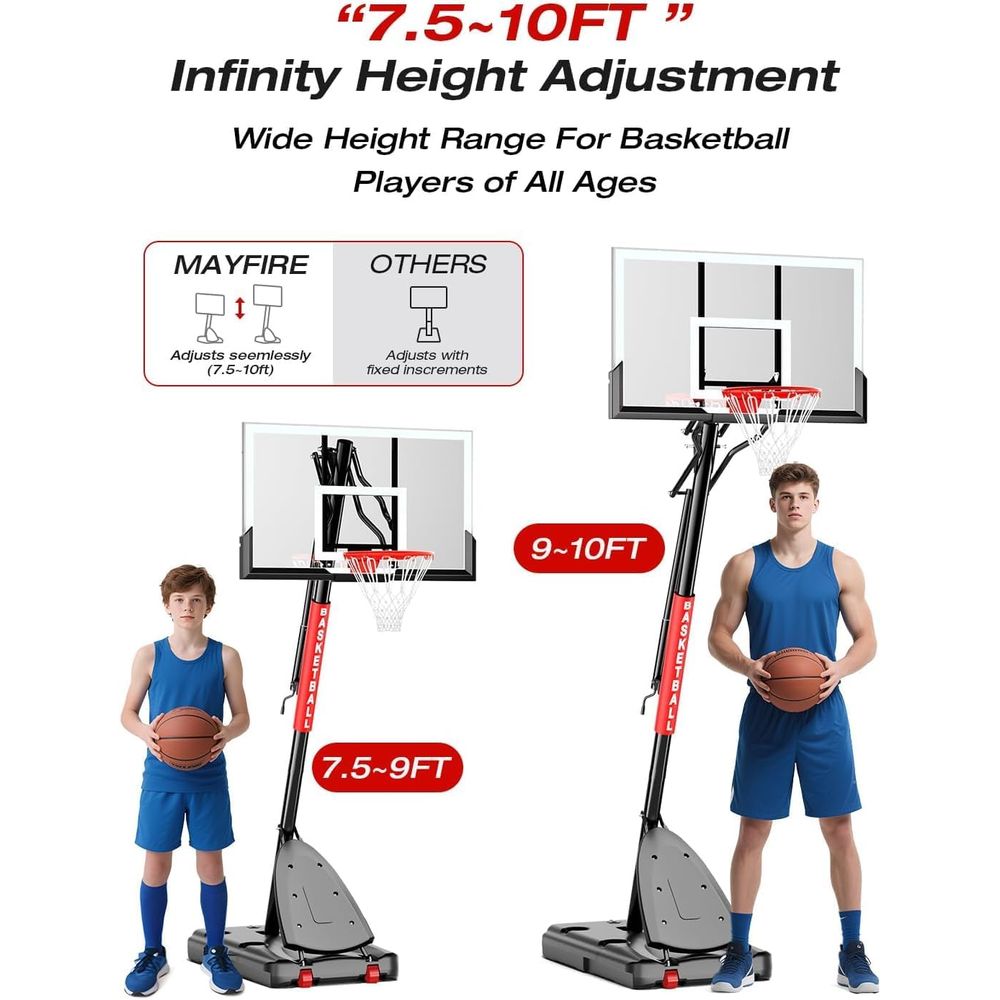 Adjustable Height Basketball H - Kids Outdoor Basketball recension och pris