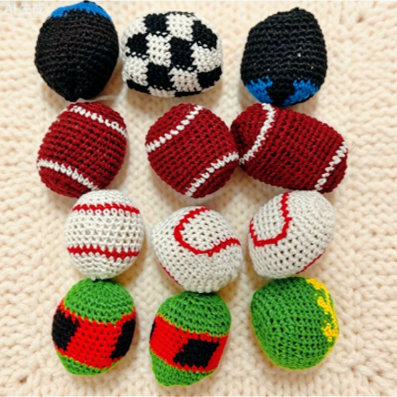 Handmade Footbag Set Soft & Du - Kids Outdoor Climbing Equipment recension och pris