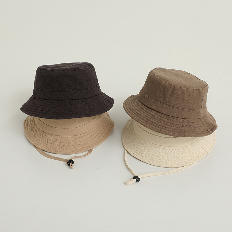 Solid Color Kids Bucket Hat Fa - Kids Outdoor Hat recension och pris