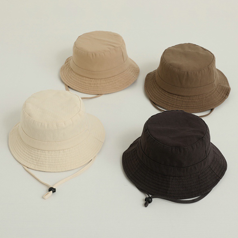 Solid Color Kids Bucket Hat Fa - Kids Outdoor Hat recension och pris
