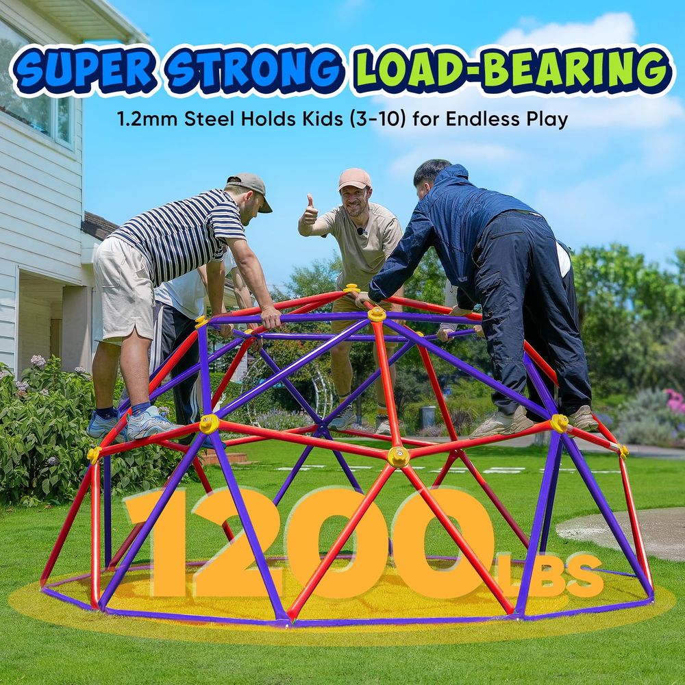 Climbing Dome with Hammock, Su - Kids Outdoor Jungle Gym Dome recension och pris