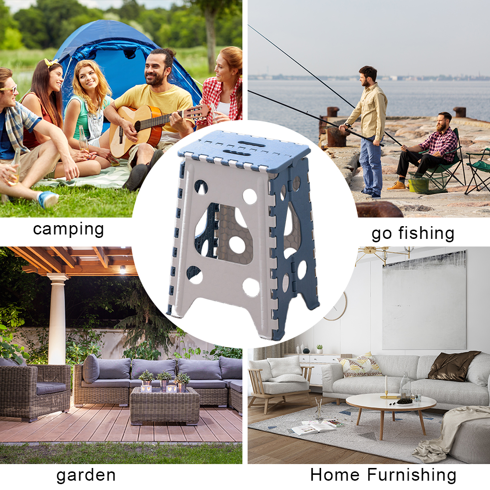 18 Inch Plastic Stools for Adu - Kids Outdoor Foldable Chair recension och pris