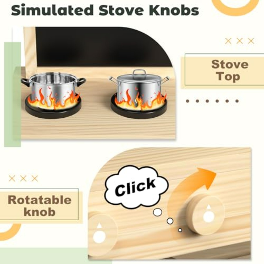 Outdoor play kitchen for kids: - Kids Outdoor Chalkboard recension och pris