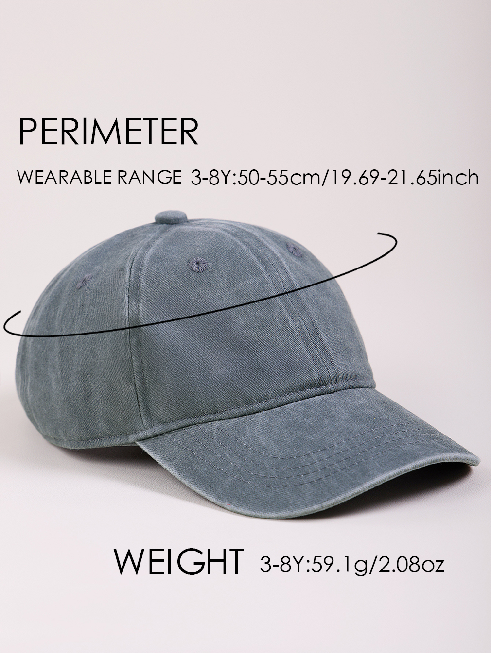 1pc Kids Solid color Baseball  - Kids Outdoor Hat recension och pris